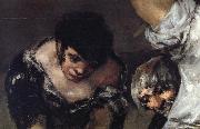 Francisco Goya Details of the forge oil